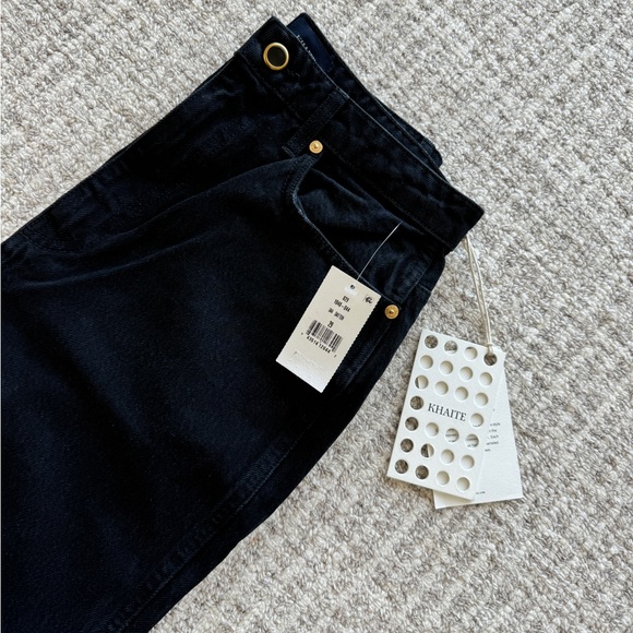 NWT Khaite DARIA jeans in DAYTON black - size 29, fits small - Picture 5 of 7